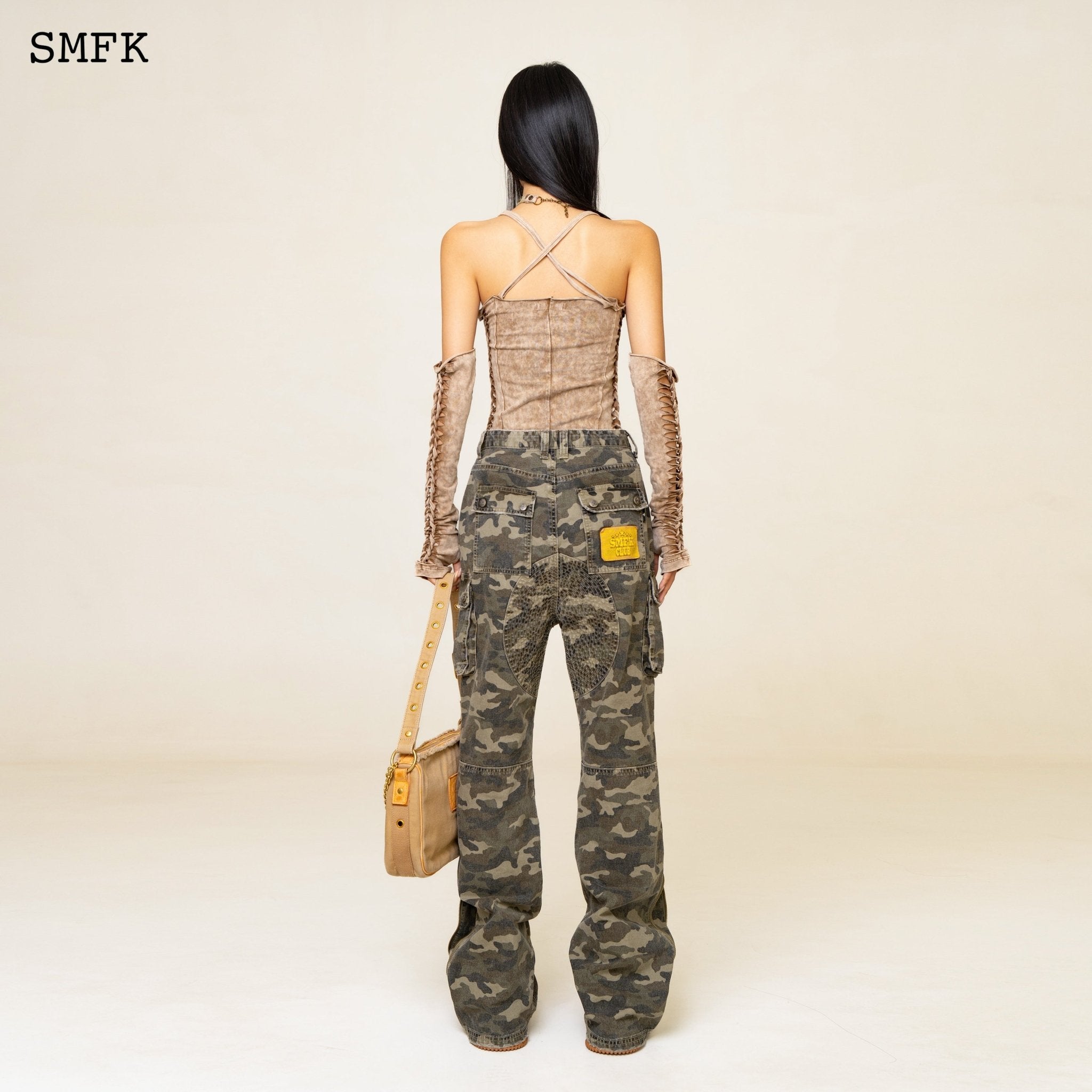 SMFK WildWorld Mermaid Camouflage Workwear Pants | MADA IN CHINA
