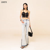 SMFK WildWorld Rock Cream Mermaid Jeans | MADA IN CHINA