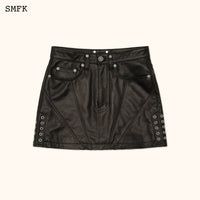 SMFK WildWorld Rock Suede Mid-Waist Mini Skirt | MADA IN CHINA
