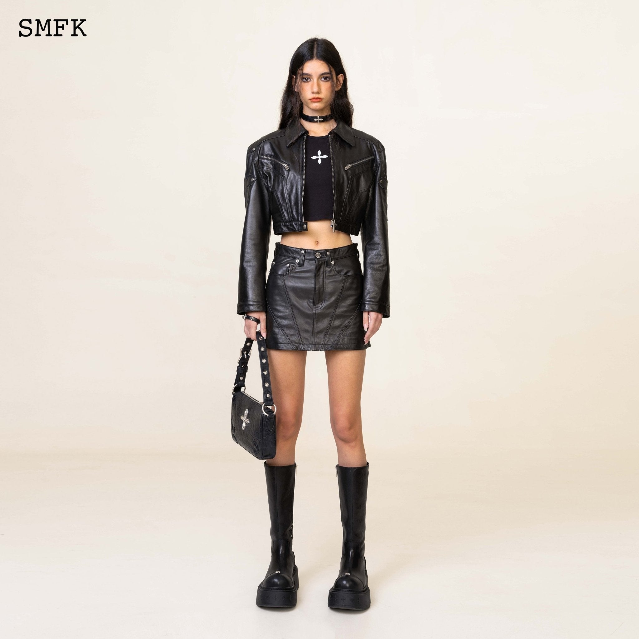 SMFK WildWorld Rock Suede Mid-Waist Mini Skirt | MADA IN CHINA