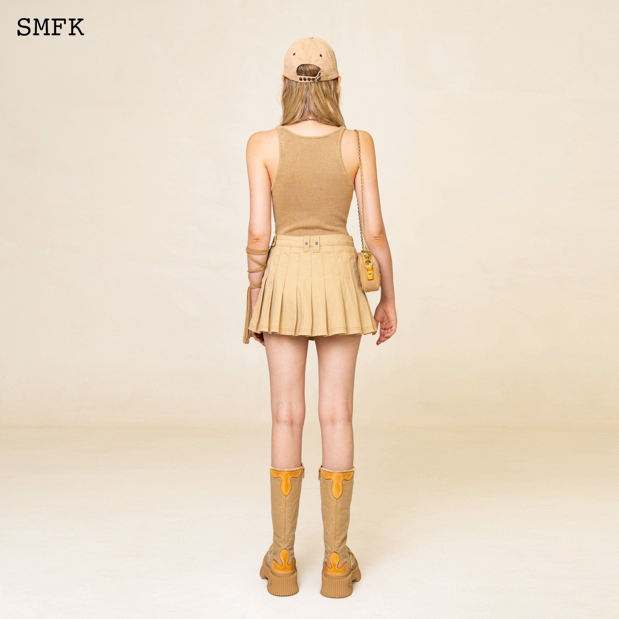 SMFK WildWorld Vintage Chunky Knitted Vest Top | MADA IN CHINA