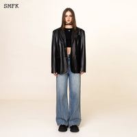 SMFK WildWorld Vintage Leather Black Crocodile Suit | MADA IN CHINA