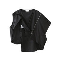 ROARINGWILD Woolen Zipper Vest | MADA IN CHINA