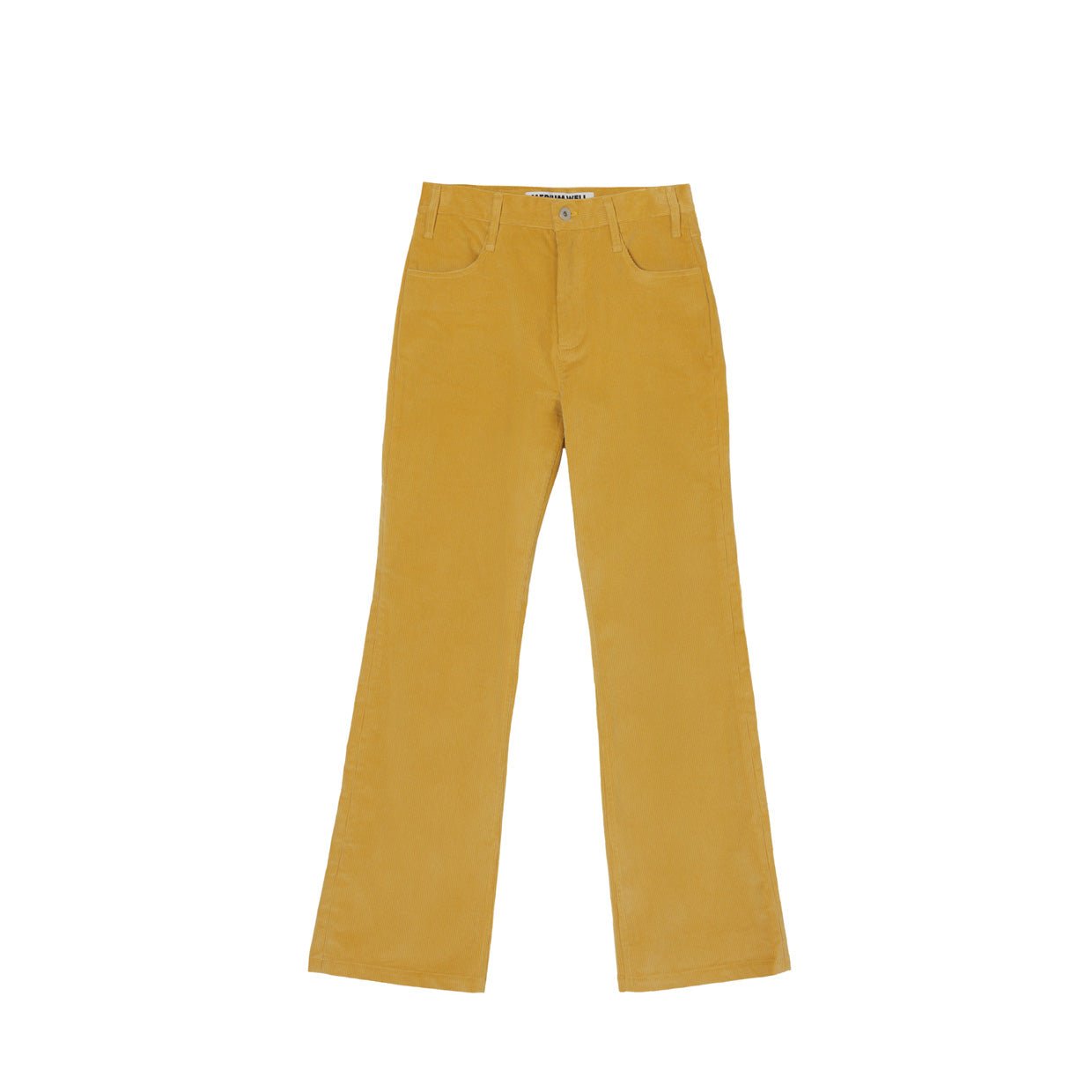 MEDIUM WELL Yellow Corduroy Trousers | MADA IN CHINA