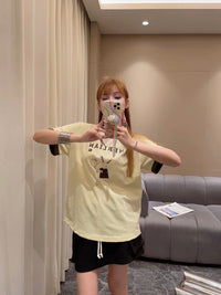 HERLIAN Yellow Tennis Rabbit T-shirt | MADA IN CHINA