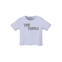 THE TEKKLA Zebra Print Logo Short T-shirt | MADA IN CHINA