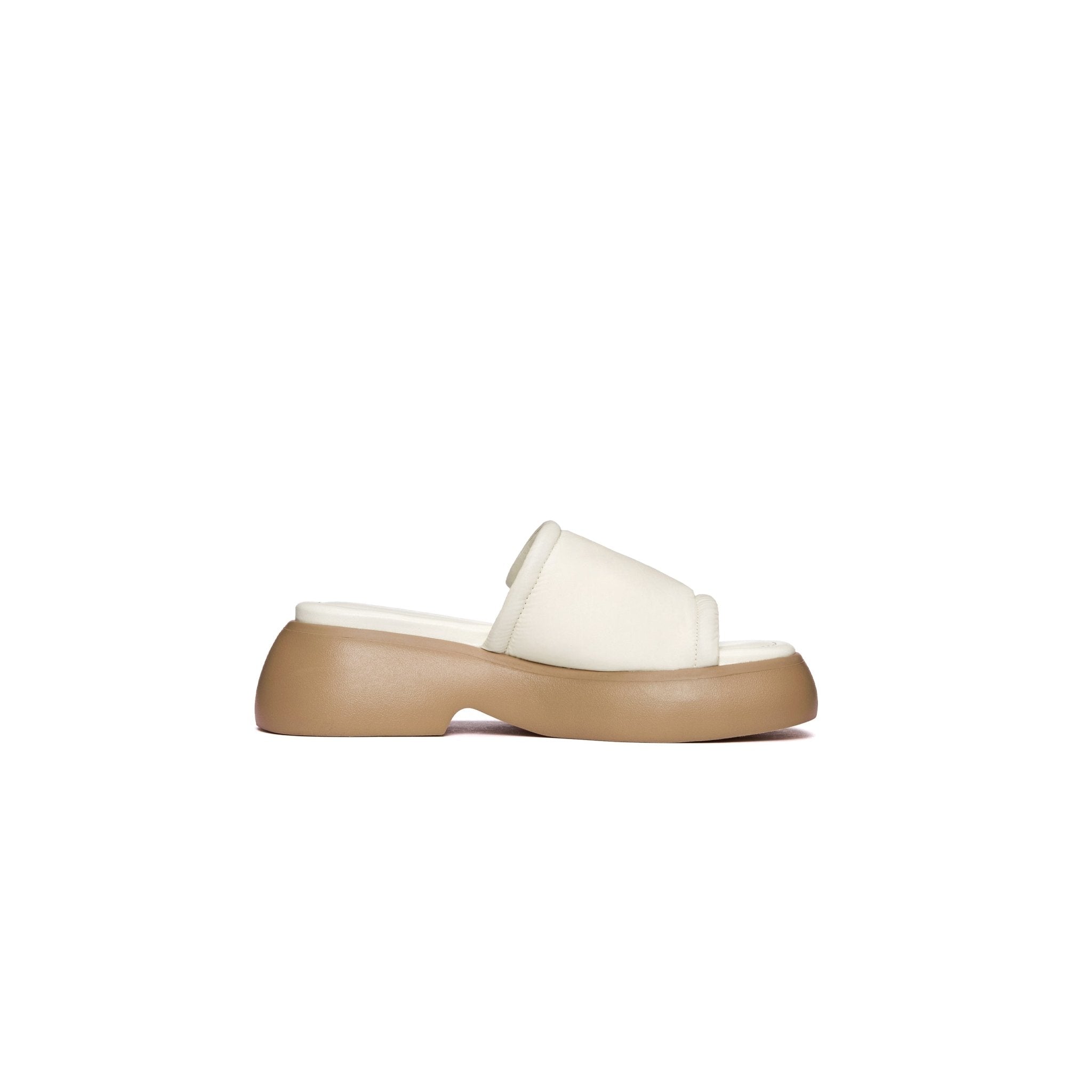 LOST IN ECHO Zipper Padded Thick-Soled Slippers | MADA IN CHINA